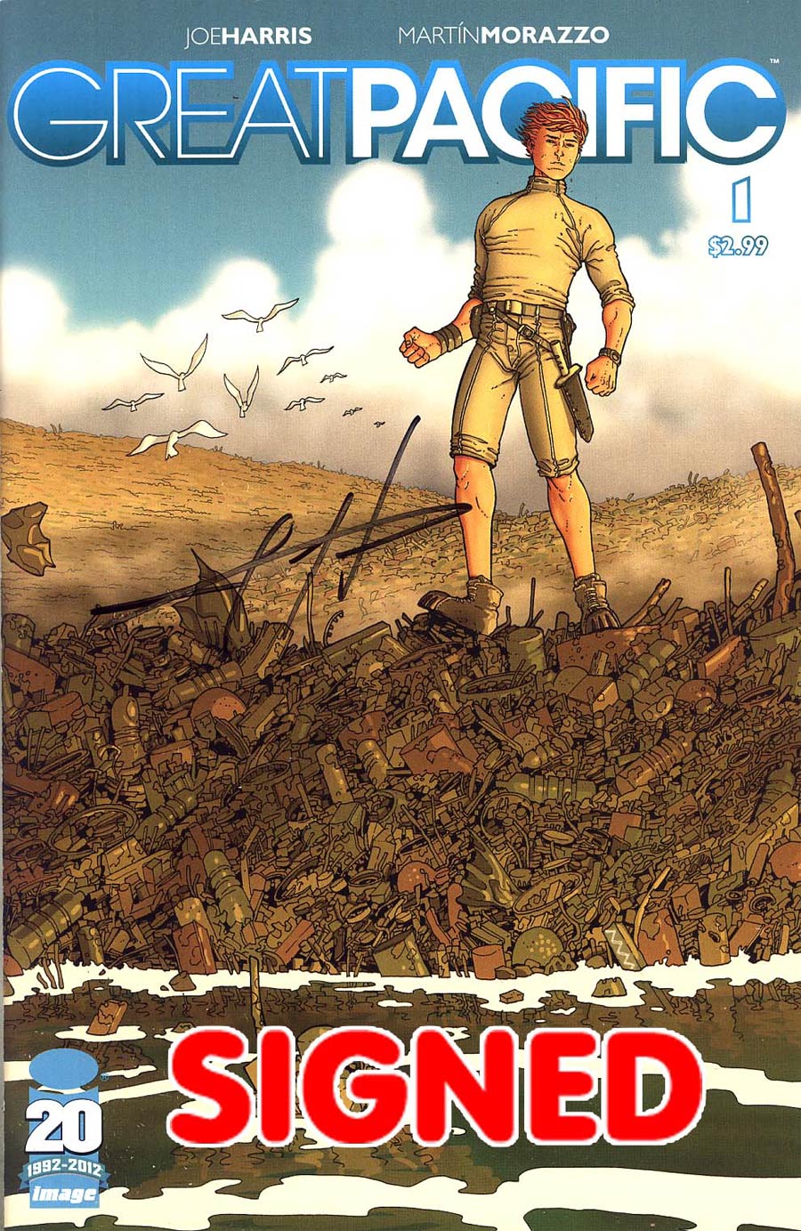 Great Pacific #1 Cover D 1st Ptg Signed By Joe Harris