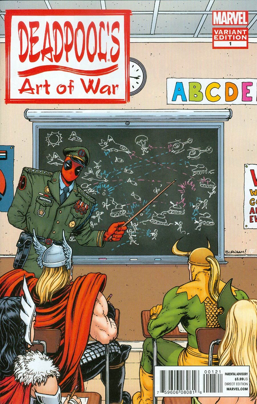 Deadpools Art Of War #1 Cover B Incentive Chris Burnham Variant Cover