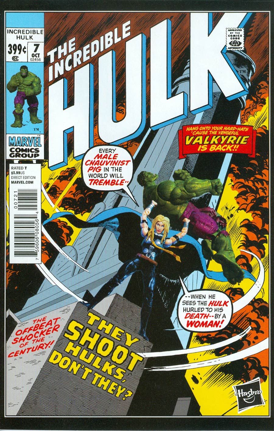 Hulk Vol 3 #7 Cover B Incentive Hasbro Variant Cover