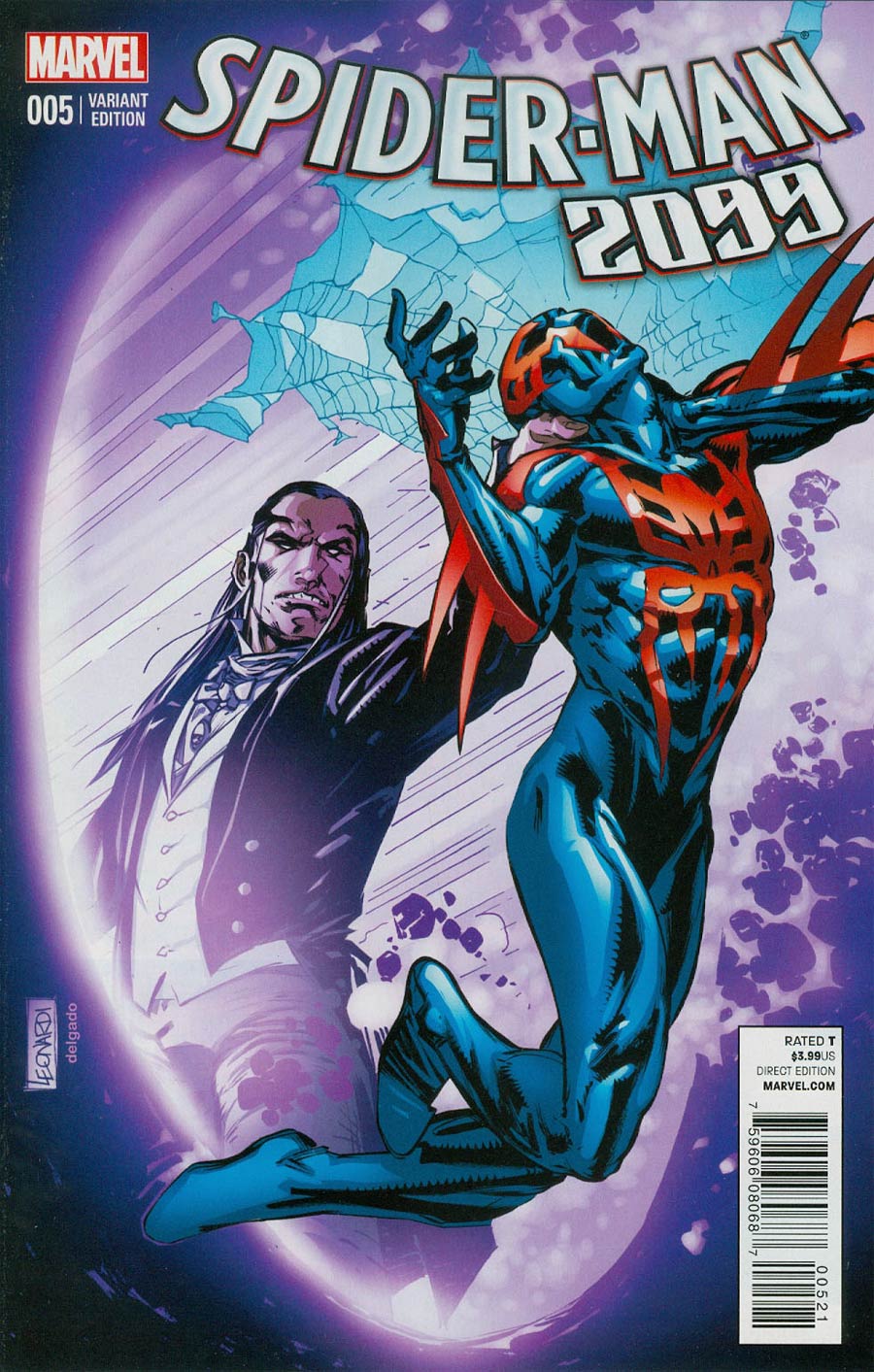 Spider-Man 2099 Vol 2 #5 Cover B Incentive Rick Leonardi Variant Cover