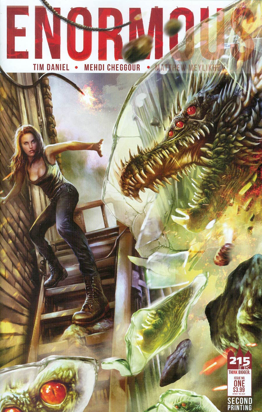 Enormous #1 Cover C 2nd Ptg Mehdi Cheggour Variant Cover
