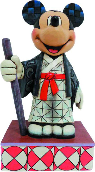 Disney Traditions Mickey Around The World Figurine - Japan