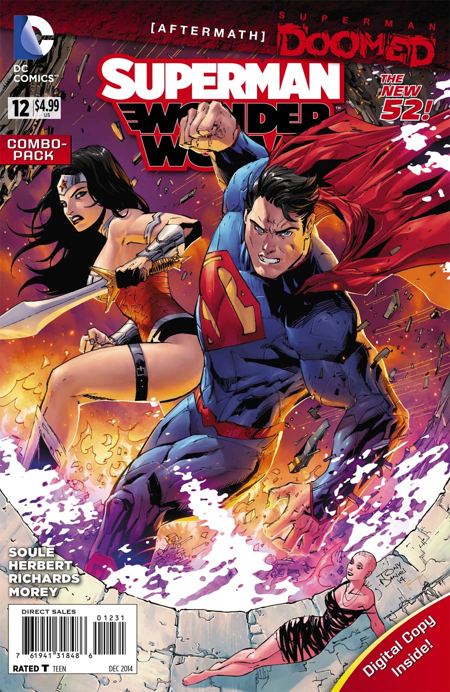 Superman Wonder Woman #12 Cover D Combo Pack Without Polybag (Superman Doomed Aftermath)