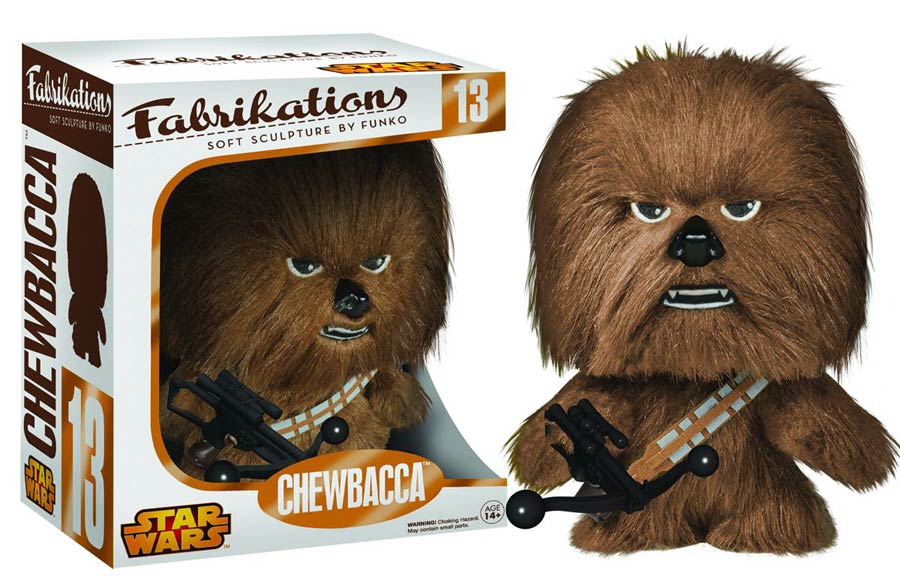 Fabrikations 13 Star Wars Chewbacca 6-Inch Sculpted Plushie