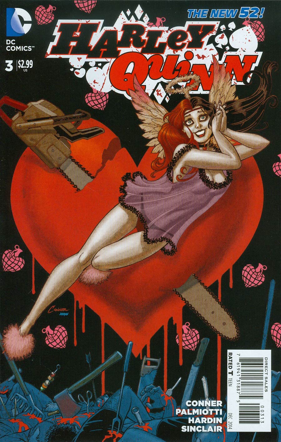 Harley Quinn Vol 2 #3 Cover D 3rd Ptg Amanda Conner Variant Cover