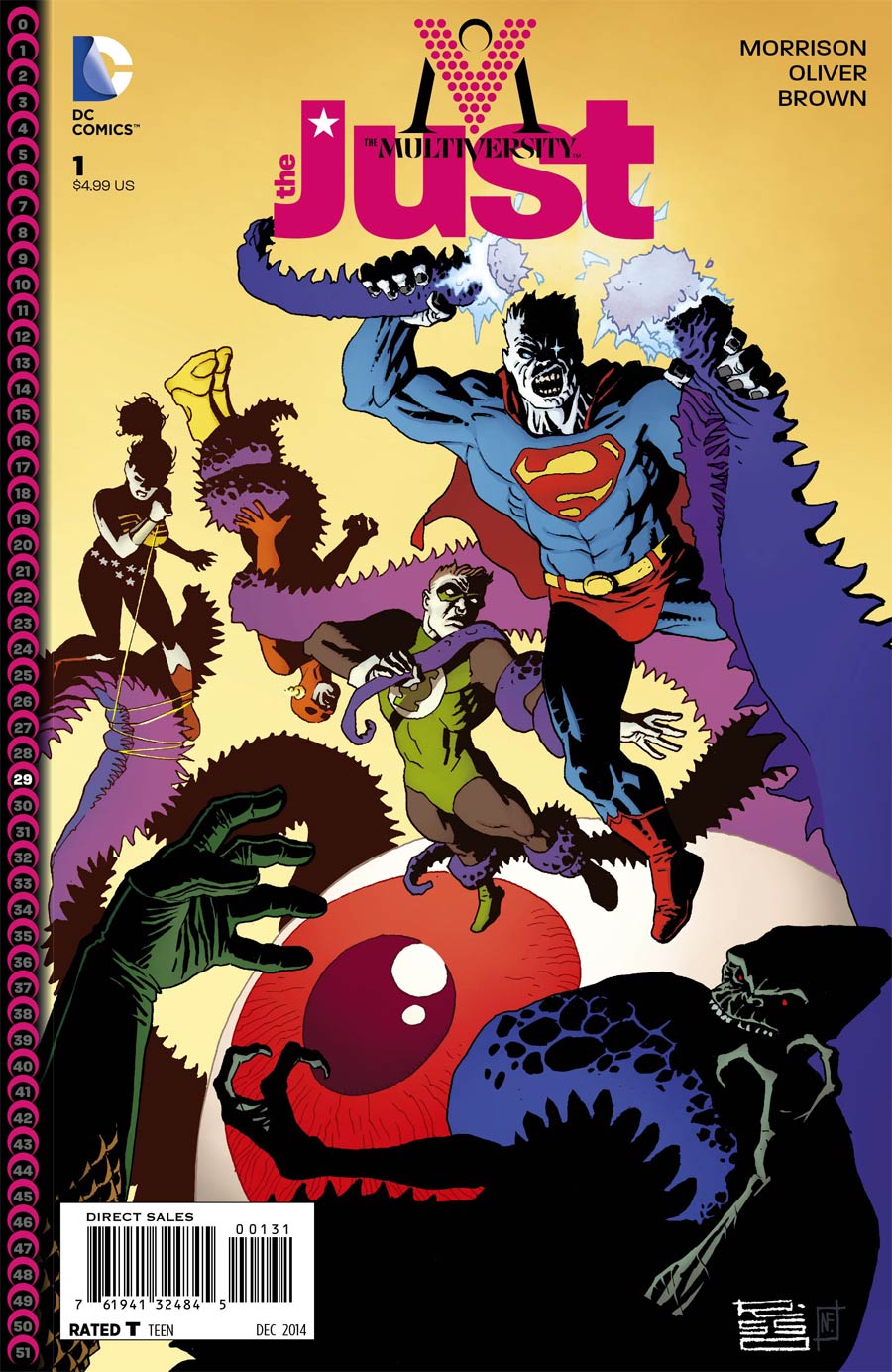 Multiversity The Just #1 Cover C Incentive Eduardo Risso Variant Cover