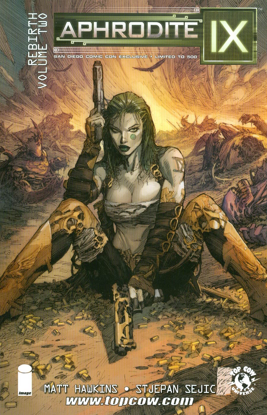 Aphrodite IX Rebirth Vol 2 TP SDCC Variant Cover
