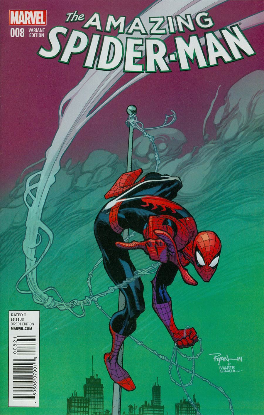 Amazing Spider-Man Vol 3 #8 Cover B Incentive Ryan Ottley Variant Cover (Edge Of Spider-Verse Tie-In)
