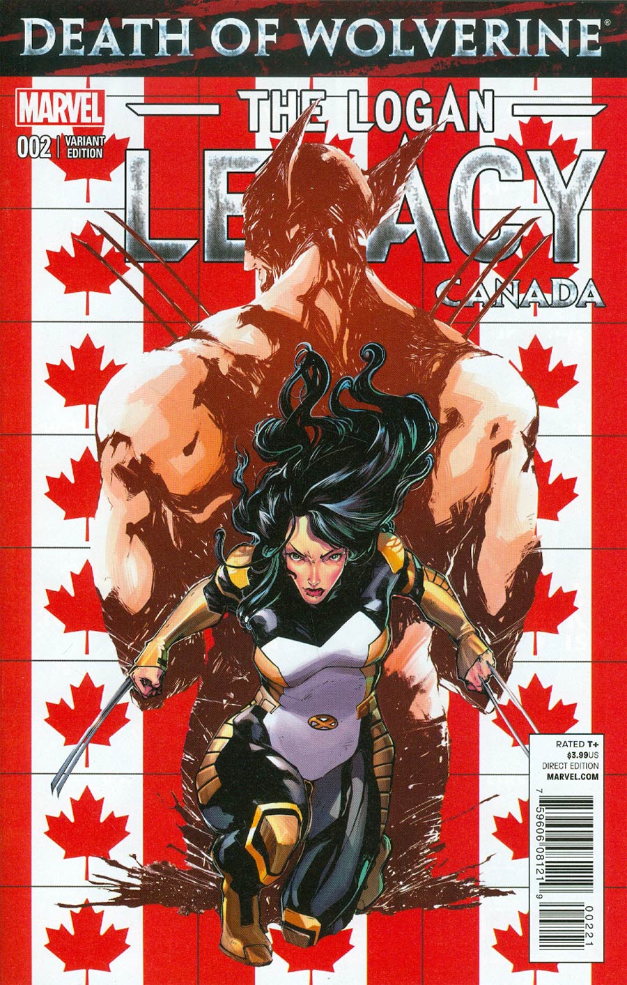 Death Of Wolverine Logan Legacy #2 Cover B Variant Ariela Kristantina Canada Cover