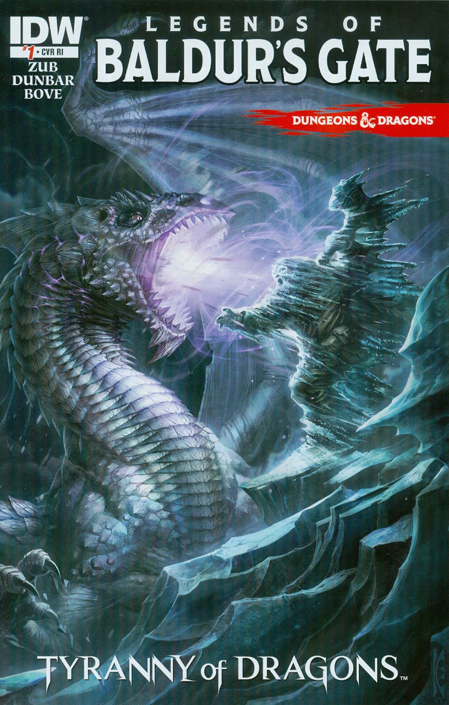 Dungeons & Dragons Legends Of Baldurs Gate #1 Cover C Incentive Wizards Of The Coast Tyranny Of Dragons Variant Cover (Tyranny Of Dragons Tie-In)