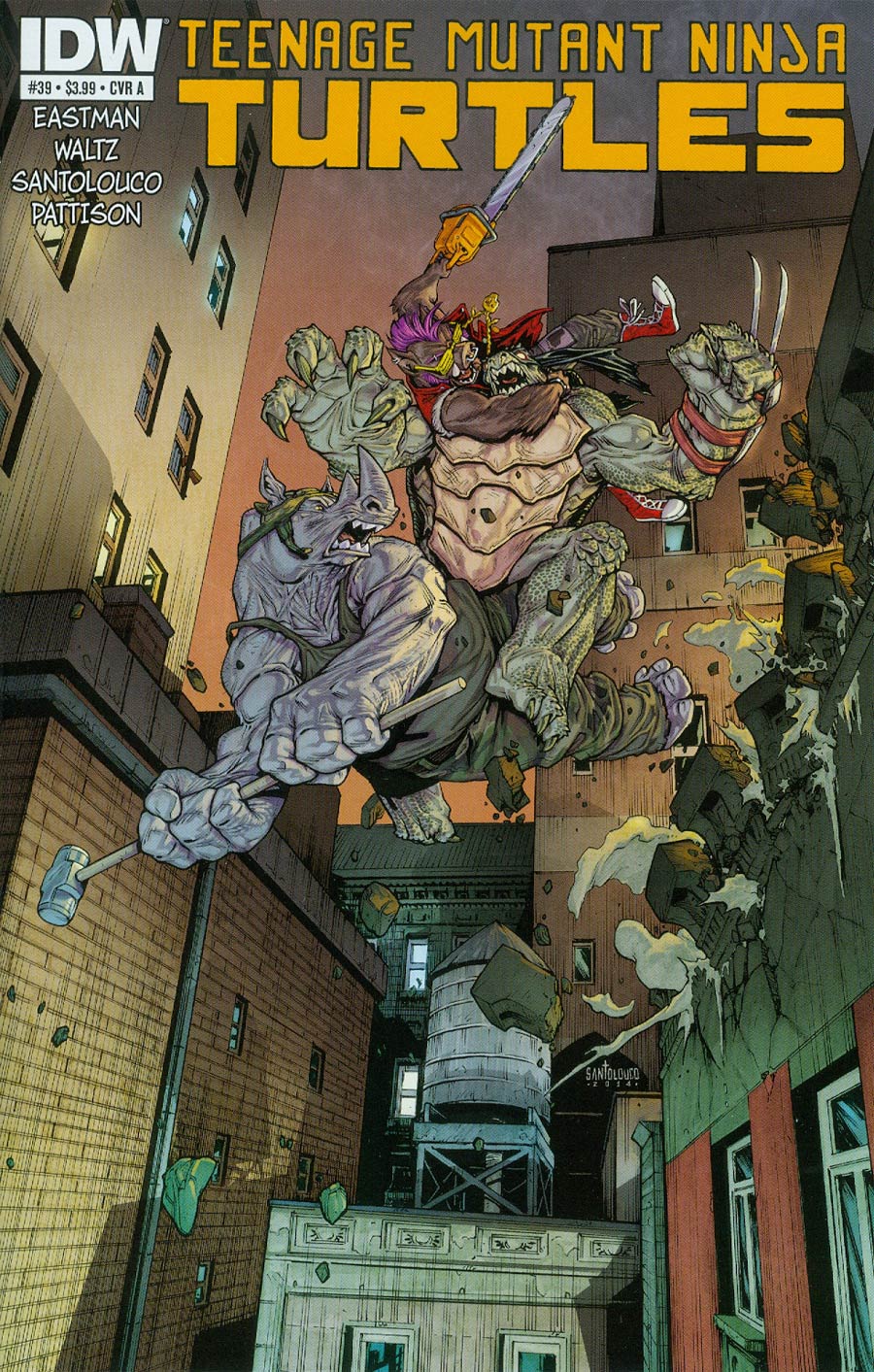 Teenage Mutant Ninja Turtles Vol 5 #39 Cover A Regular Mateus Santolouco Cover