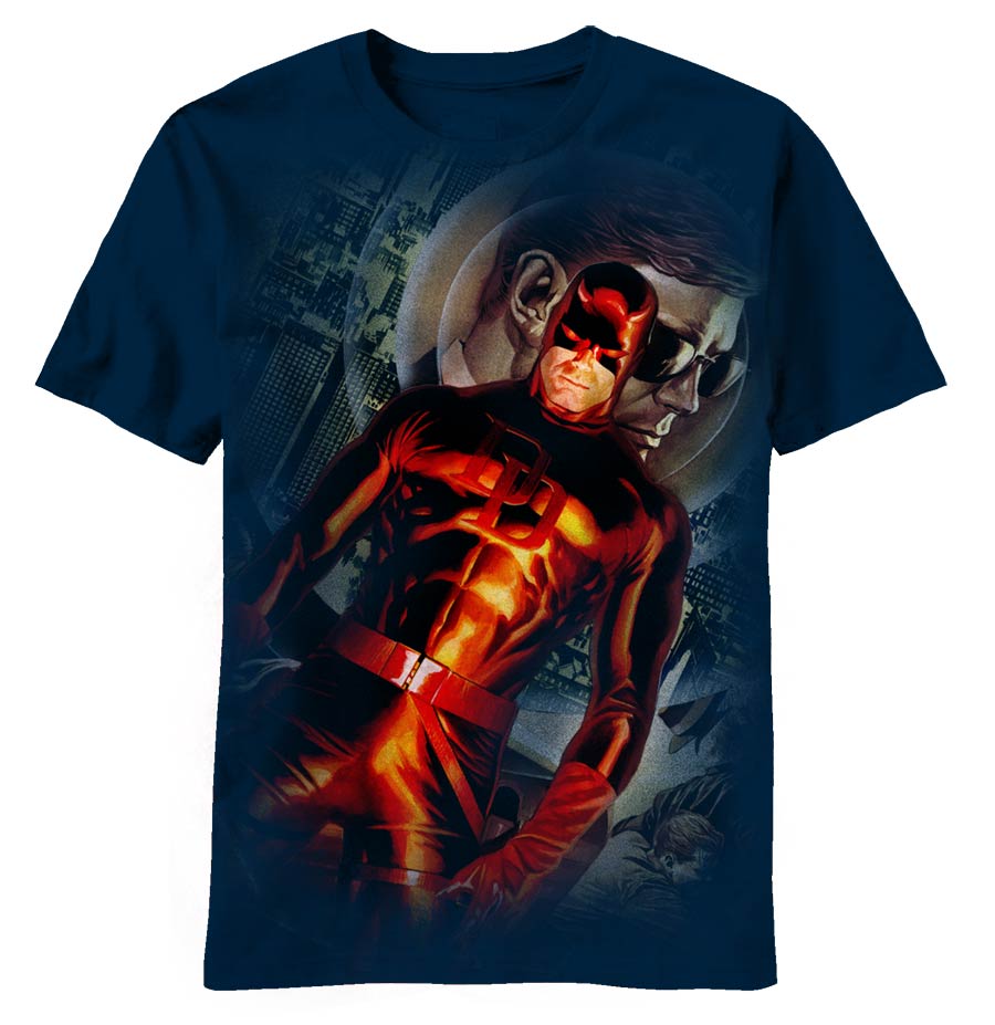 Daredevil Zee Deevil Navy T-Shirt Large