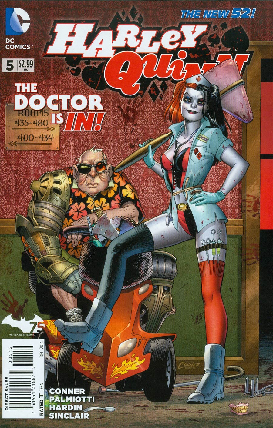 Harley Quinn Vol 2 #5 Cover C 2nd Ptg Amanda Conner Variant Cover