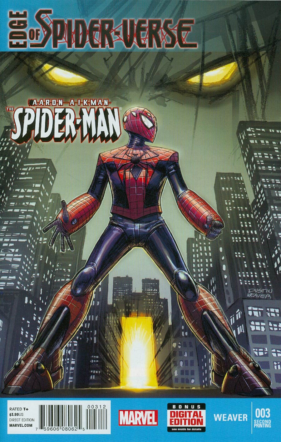 Edge Of Spider-Verse #3 Cover C 2nd Ptg Dustin Weaver Variant Cover
