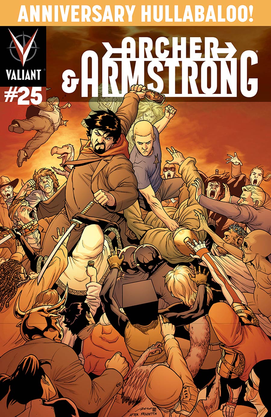 Archer & Armstrong Vol 2 #25 Cover C Incentive Pere Perez Variant Cover