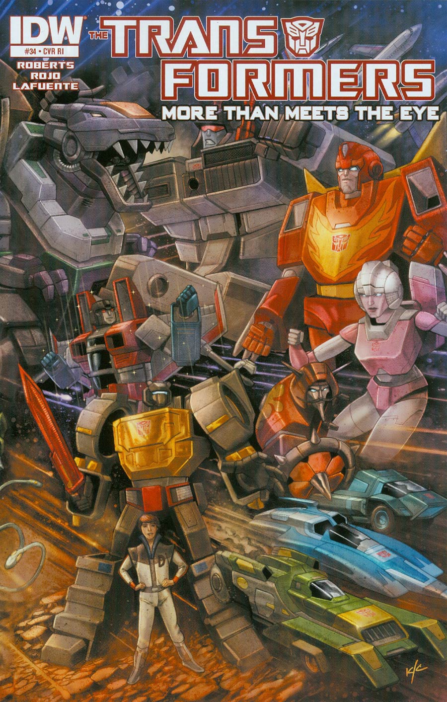 Transformers More Than Meets The Eye #34 Cover C Incentive Ken Christiansen 30th Anniversary Variant Cover (Dawn Of The Autobots Tie-In)