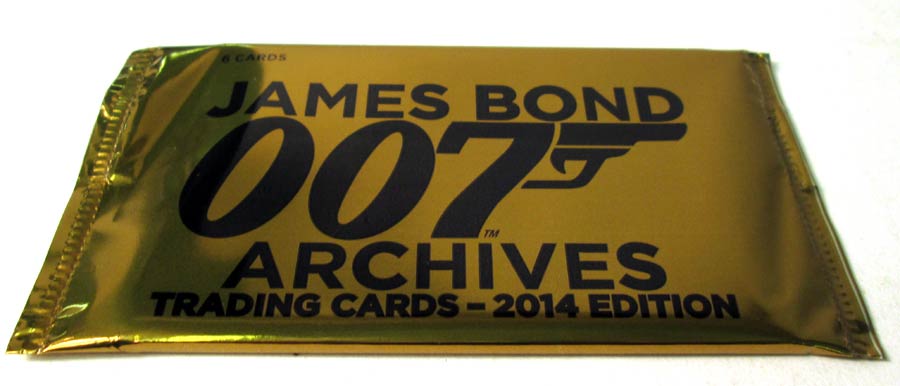 James Bond Archives 2014 Edition Trading Cards Pack