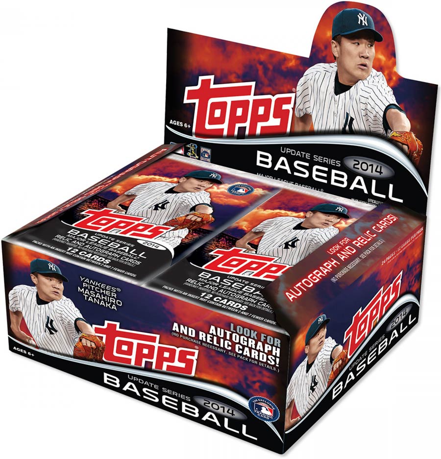 Topps 2014 Update Series Baseball Trading Cards Pack