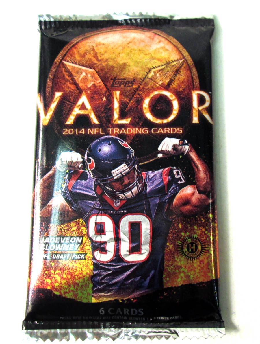 Topps 2014 Valor Football Trading Cards Pack