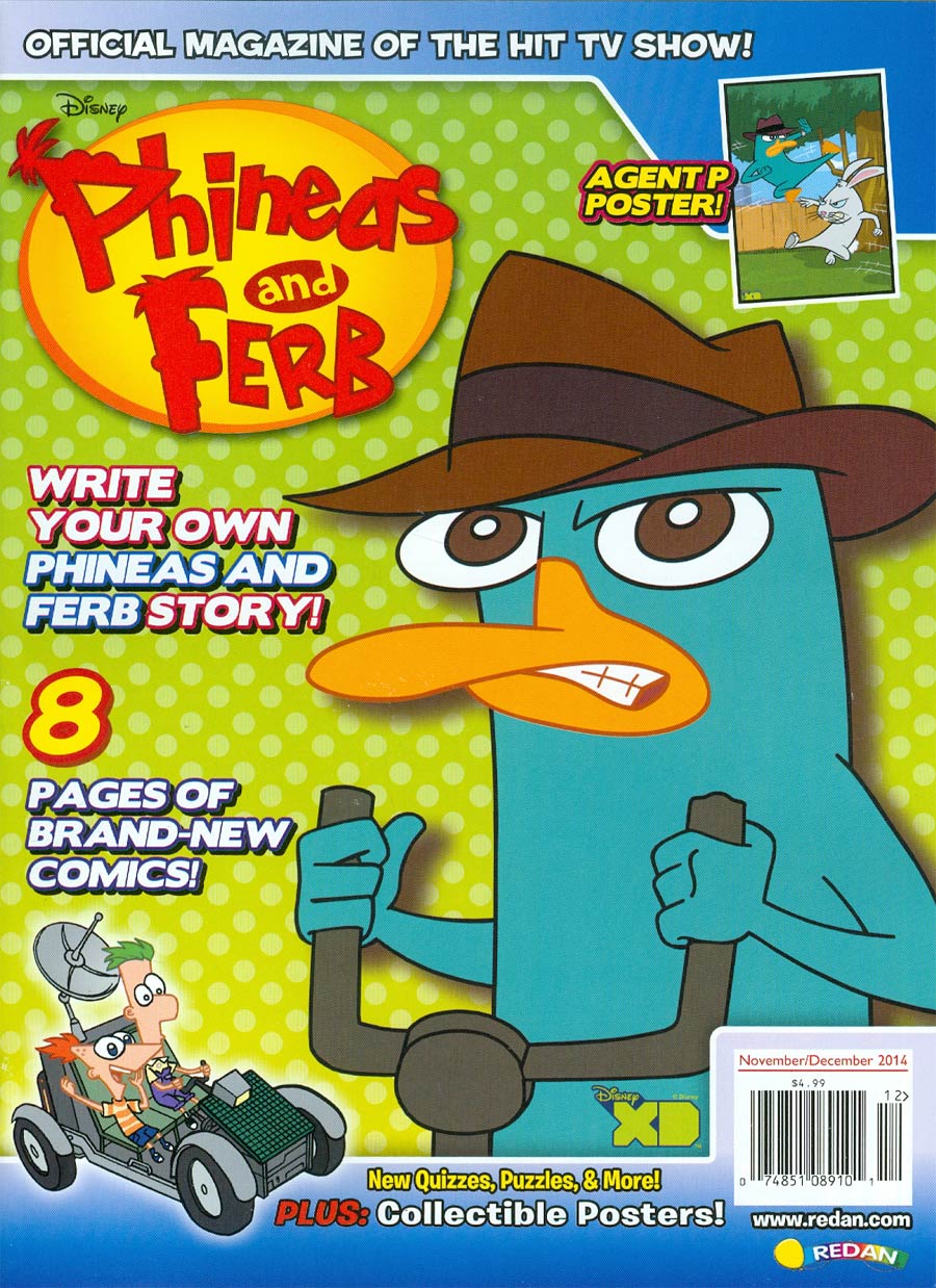 Phineas And Ferb Magazine #26 Nov / Dec 2014