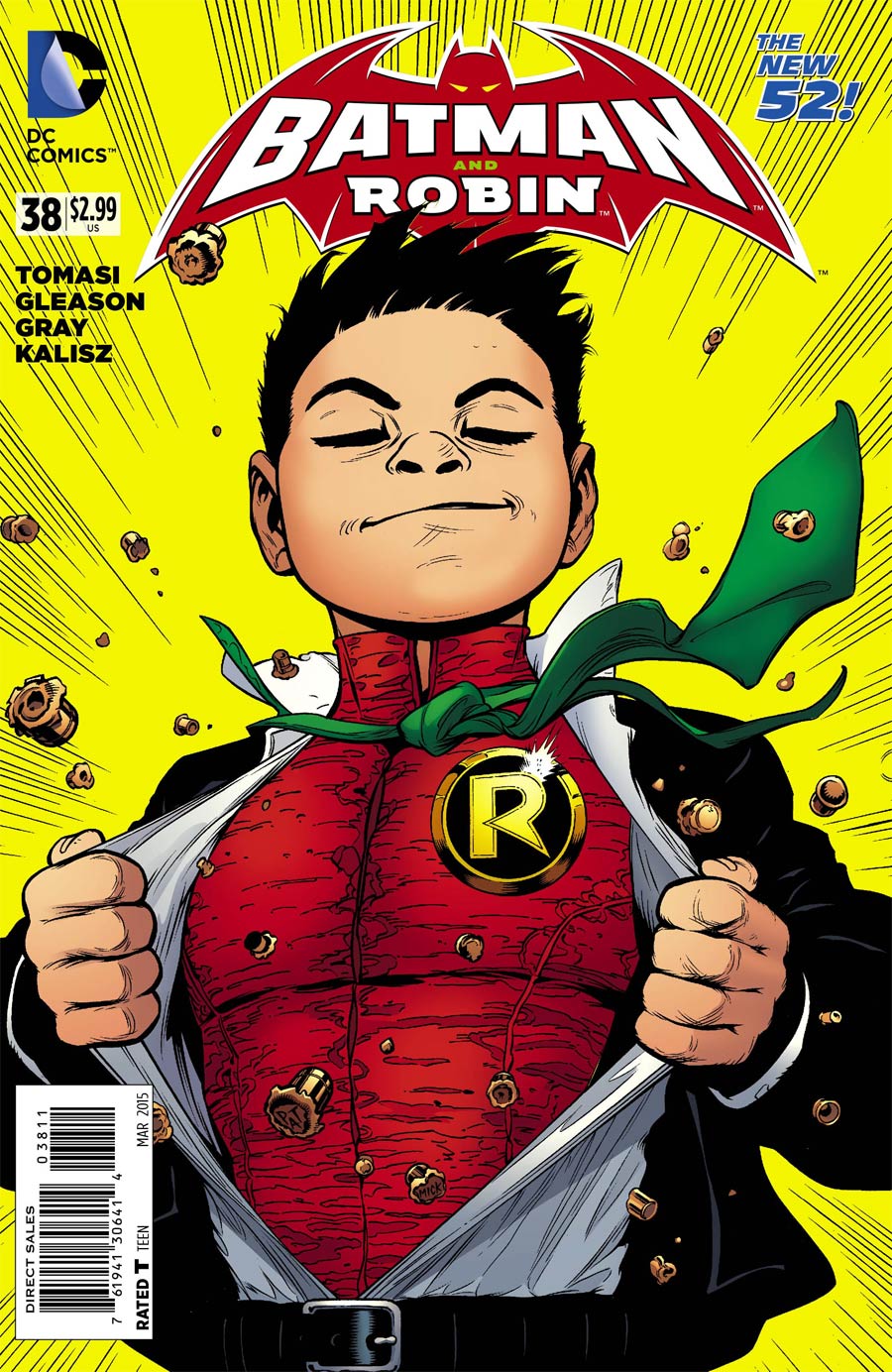 Batman And Robin Vol 2 #38 Cover A 1st Ptg Regular Patrick Gleason Cover