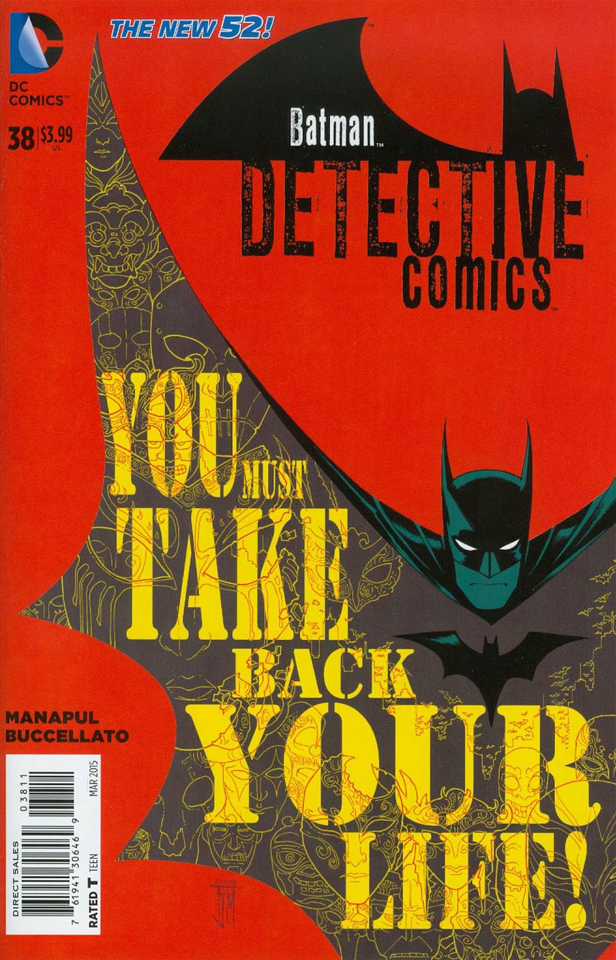 Detective Comics Vol 2 #38 Cover A Regular Francis Manapul Cover