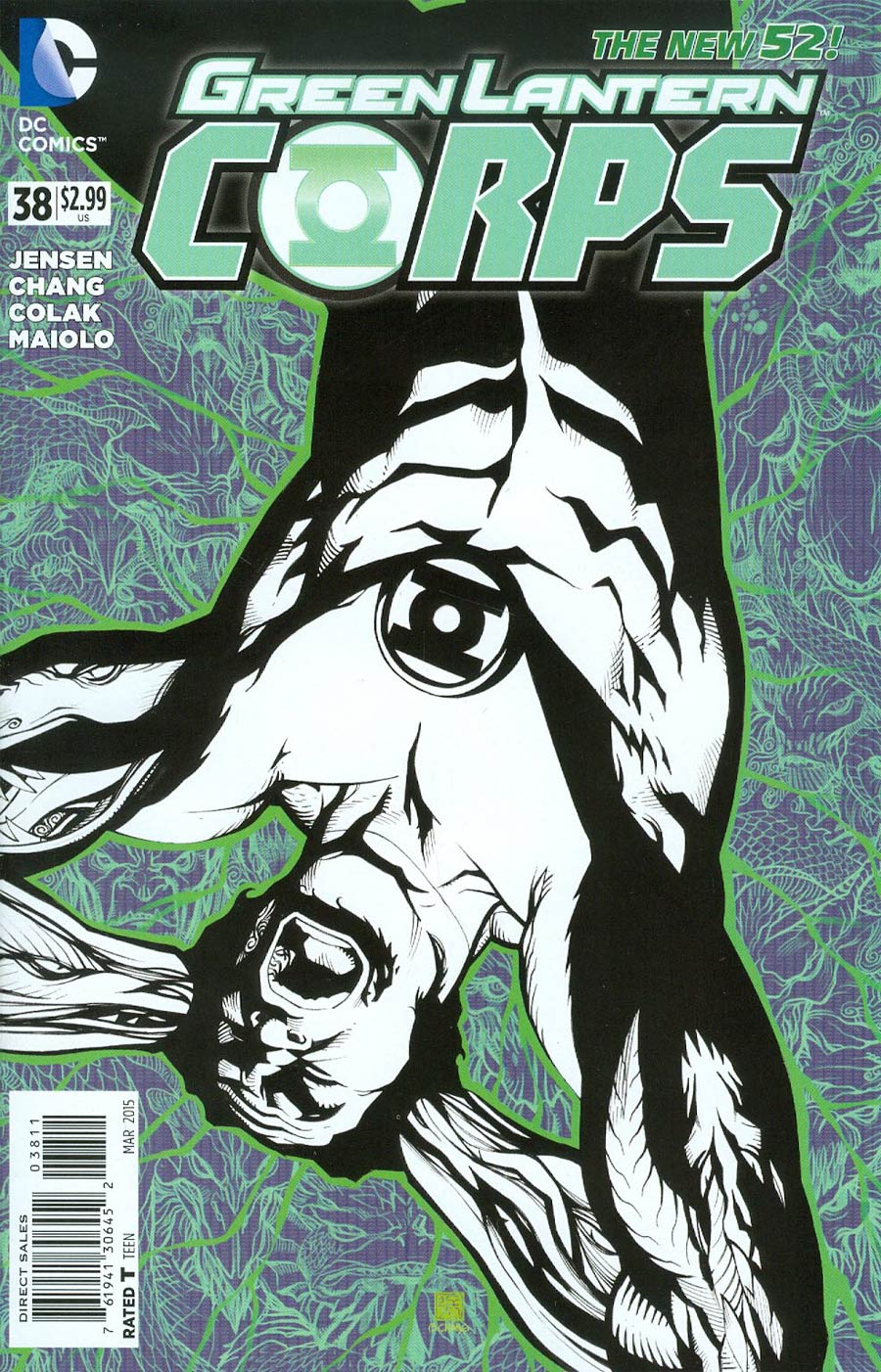 Green Lantern Corps Vol 3 #38 Cover A Regular Bernard Chang Cover