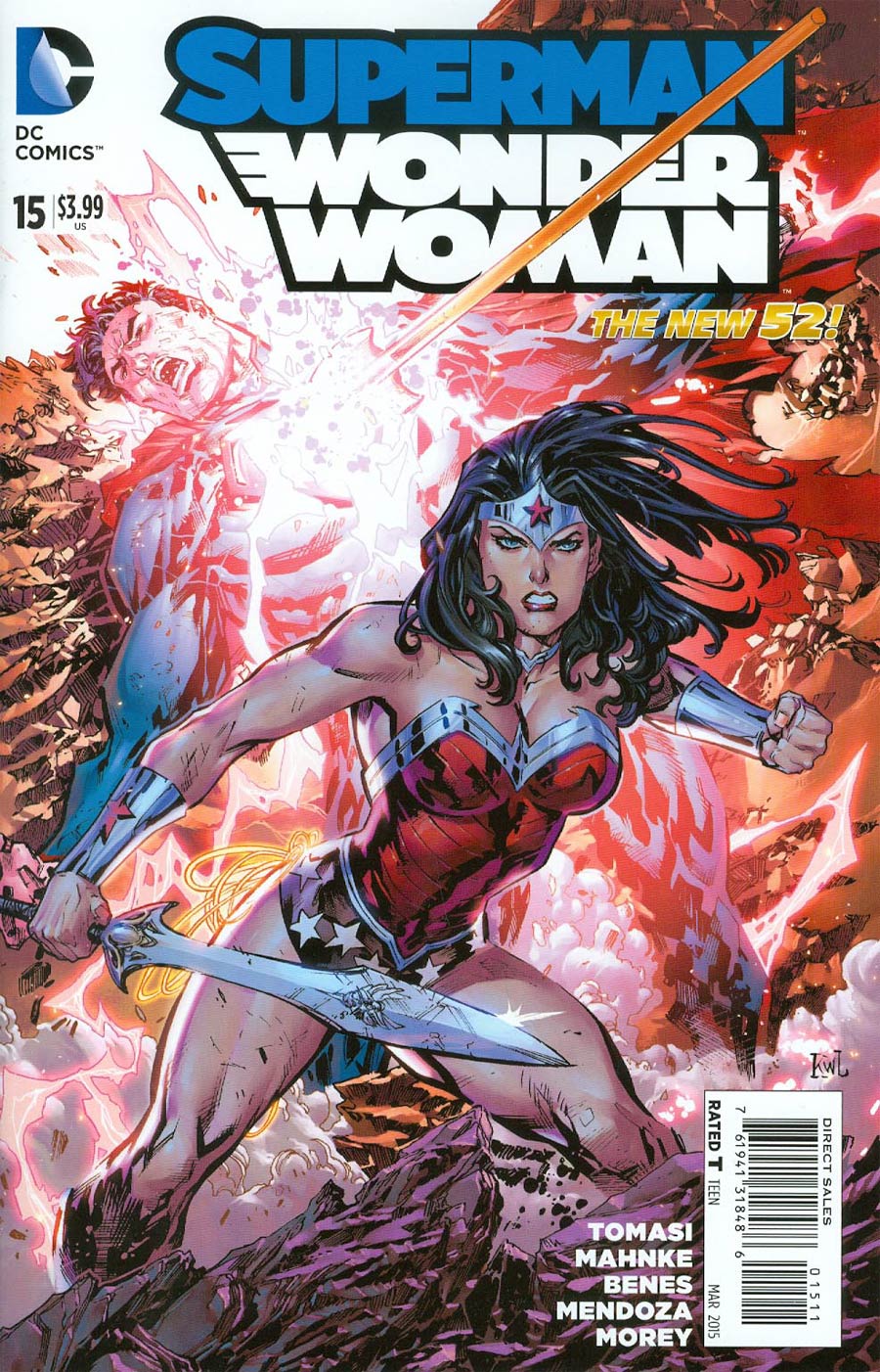 Superman Wonder Woman #15 Cover A Regular Ken Lashley Cover