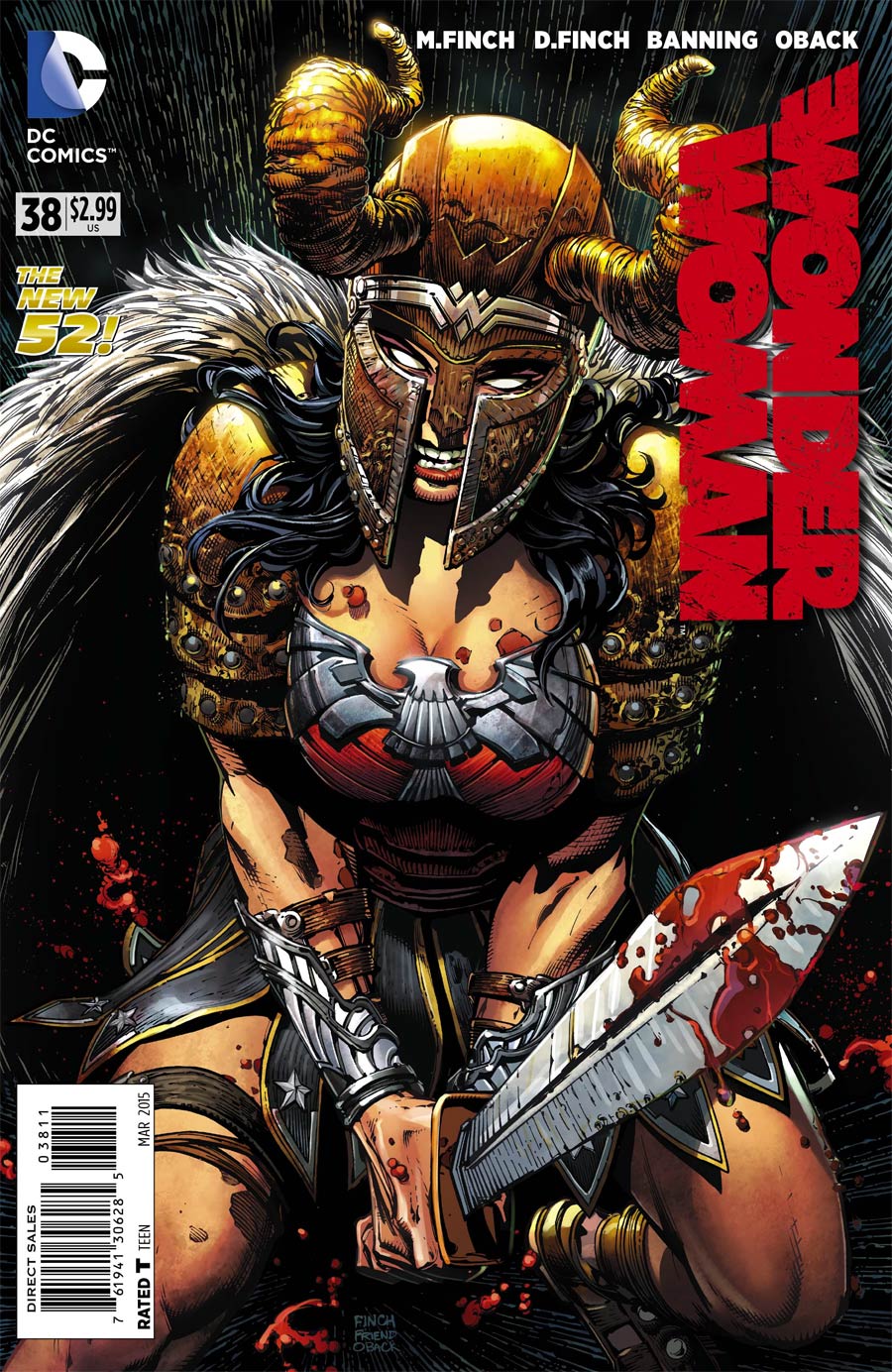 Wonder Woman Vol 4 #38 Cover A 1st Ptg Regular David Finch Cover