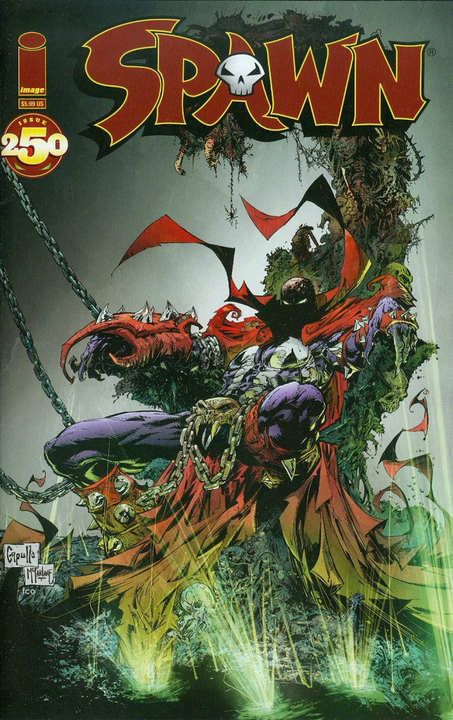 Spawn #250 Cover B Variant Greg Capullo Cover