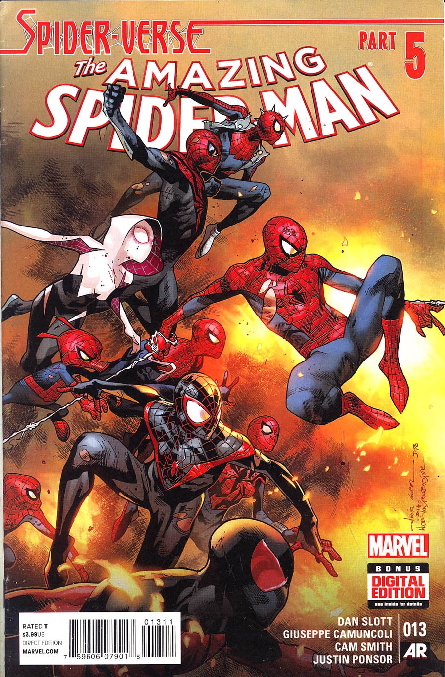 Amazing Spider-Man Vol 3 #13 Cover A Regular Olivier Coipel Cover (Spider-Verse Tie-In)