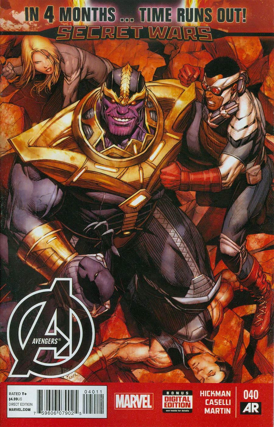 Avengers Vol 5 #40 Cover A Regular Dale Keown Cover (Time Runs Out Tie-In)