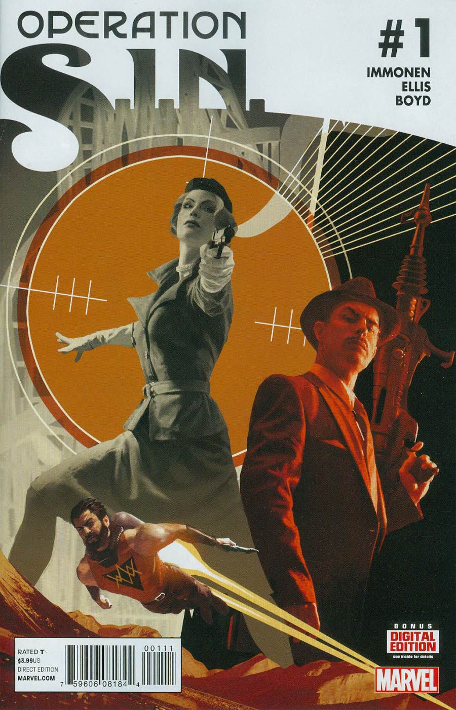 Operation S.I.N. #1 Cover A Regular Michael Komarck Cover