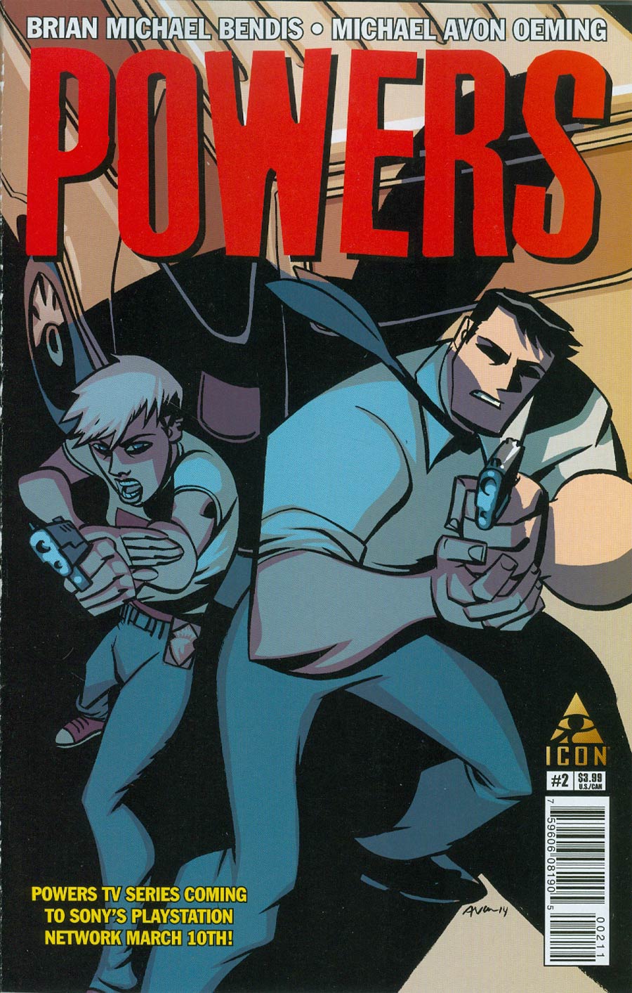 Powers Vol 4 #2 Cover A Regular Michael Avon Oeming Cover