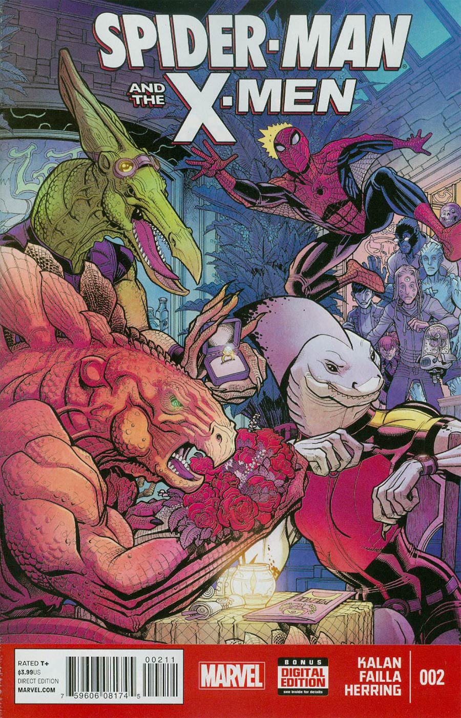 Spider-Man And The X-Men #2 Cover A Regular Nick Bradshaw Cover