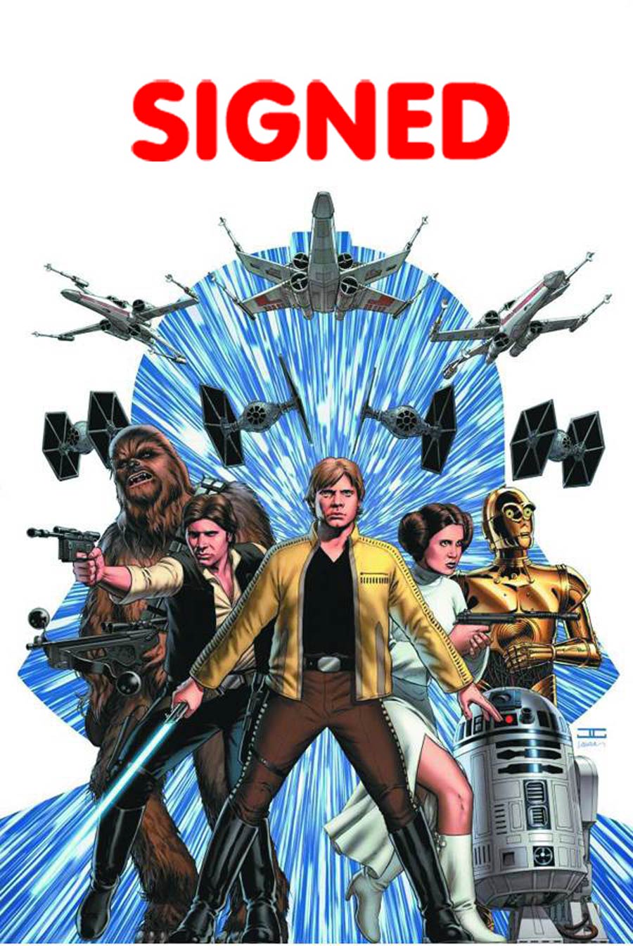 Star Wars Vol 4 #1 Cover W DF Signed By John Cassaday Bonus Pack