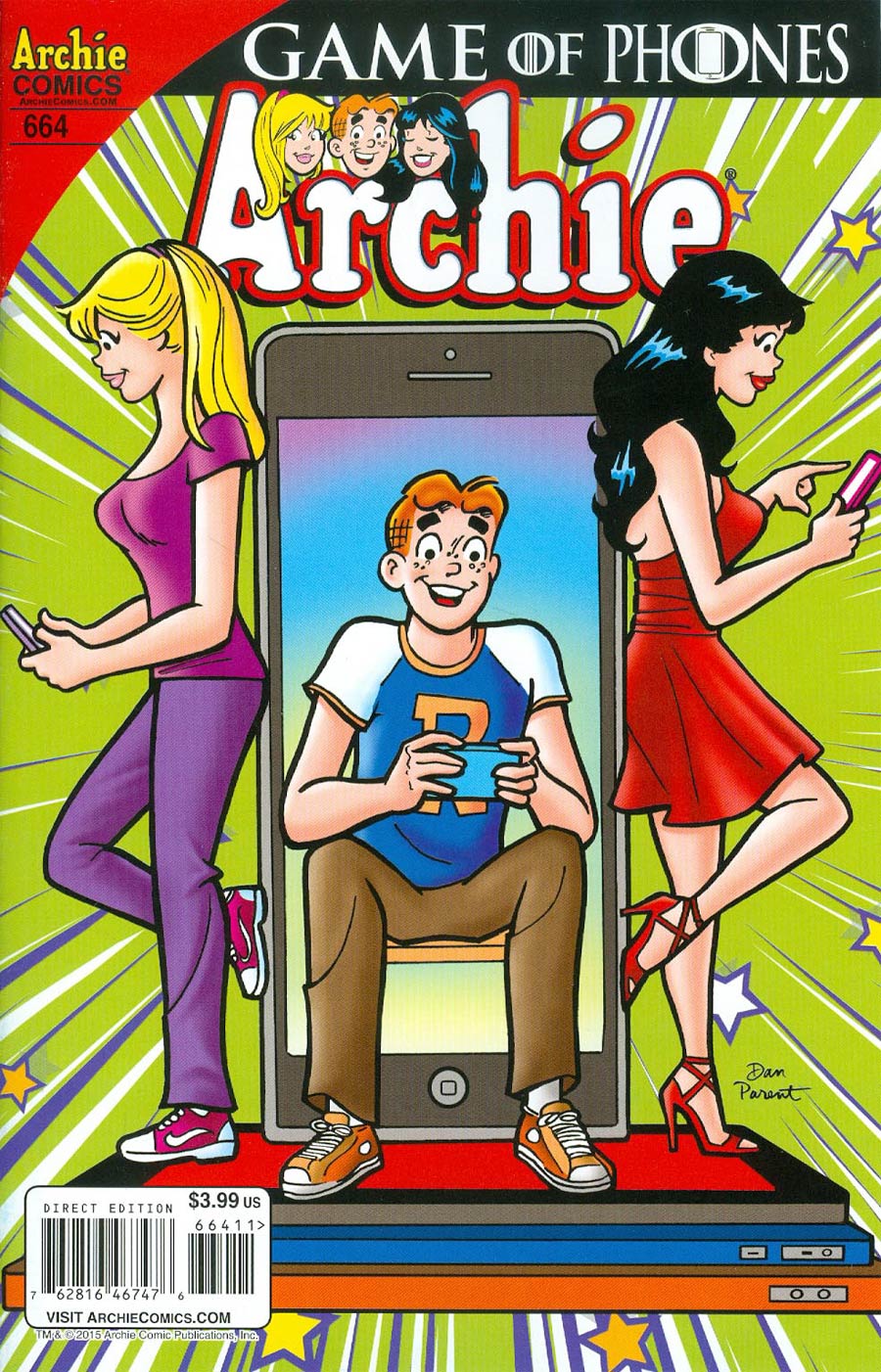 Archie #664 Cover A Regular Dan Parent Cover