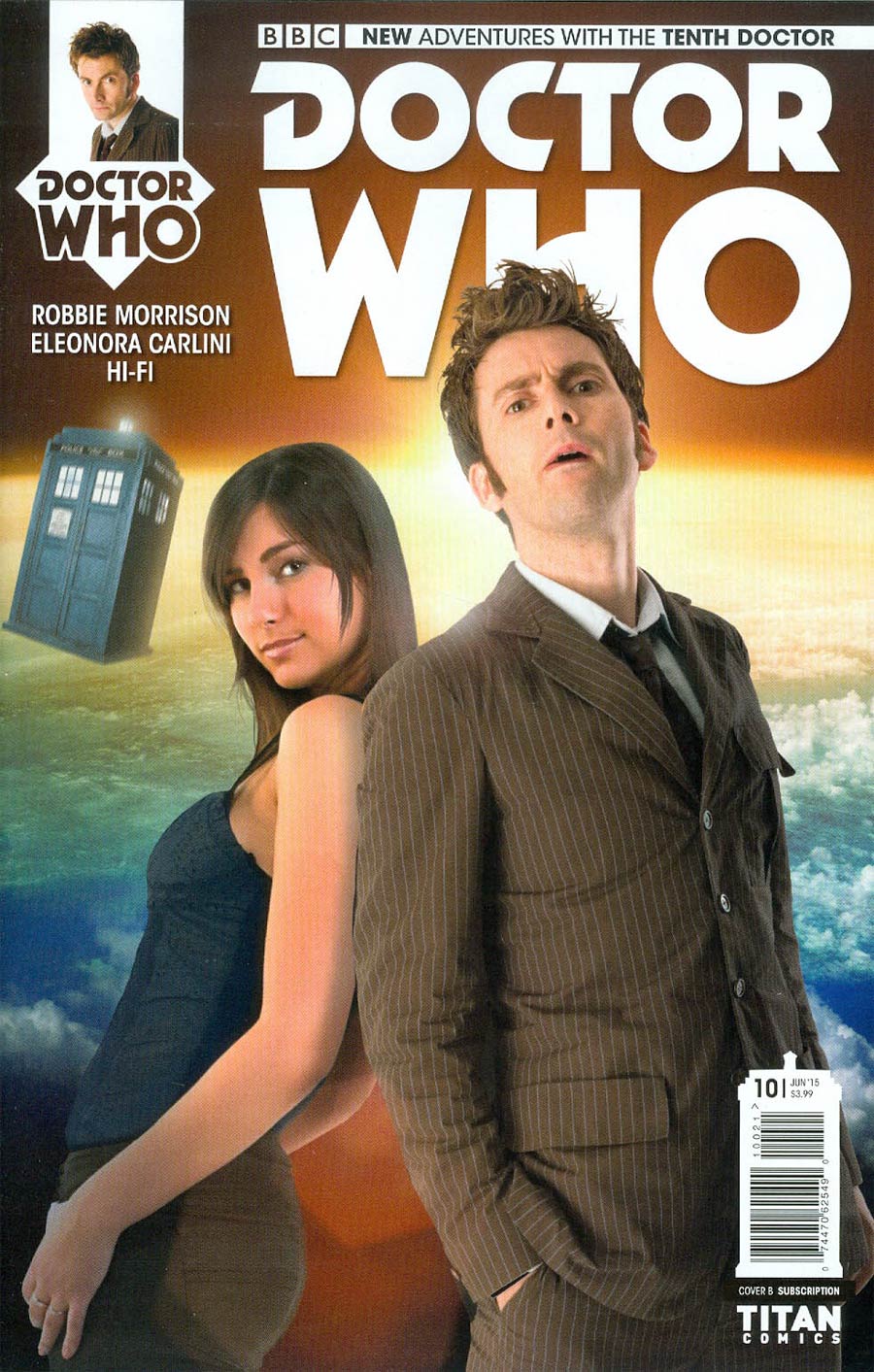 Doctor Who 10th Doctor #10 Cover B Variant Photo Subscription Cover