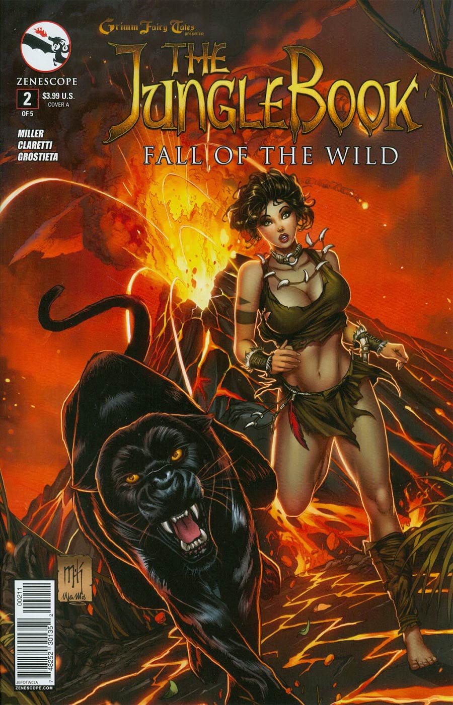 Grimm Fairy Tales Presents Jungle Book Fall Of The Wild #2 Cover A Regular Mike Krome & Ula Mos Cover