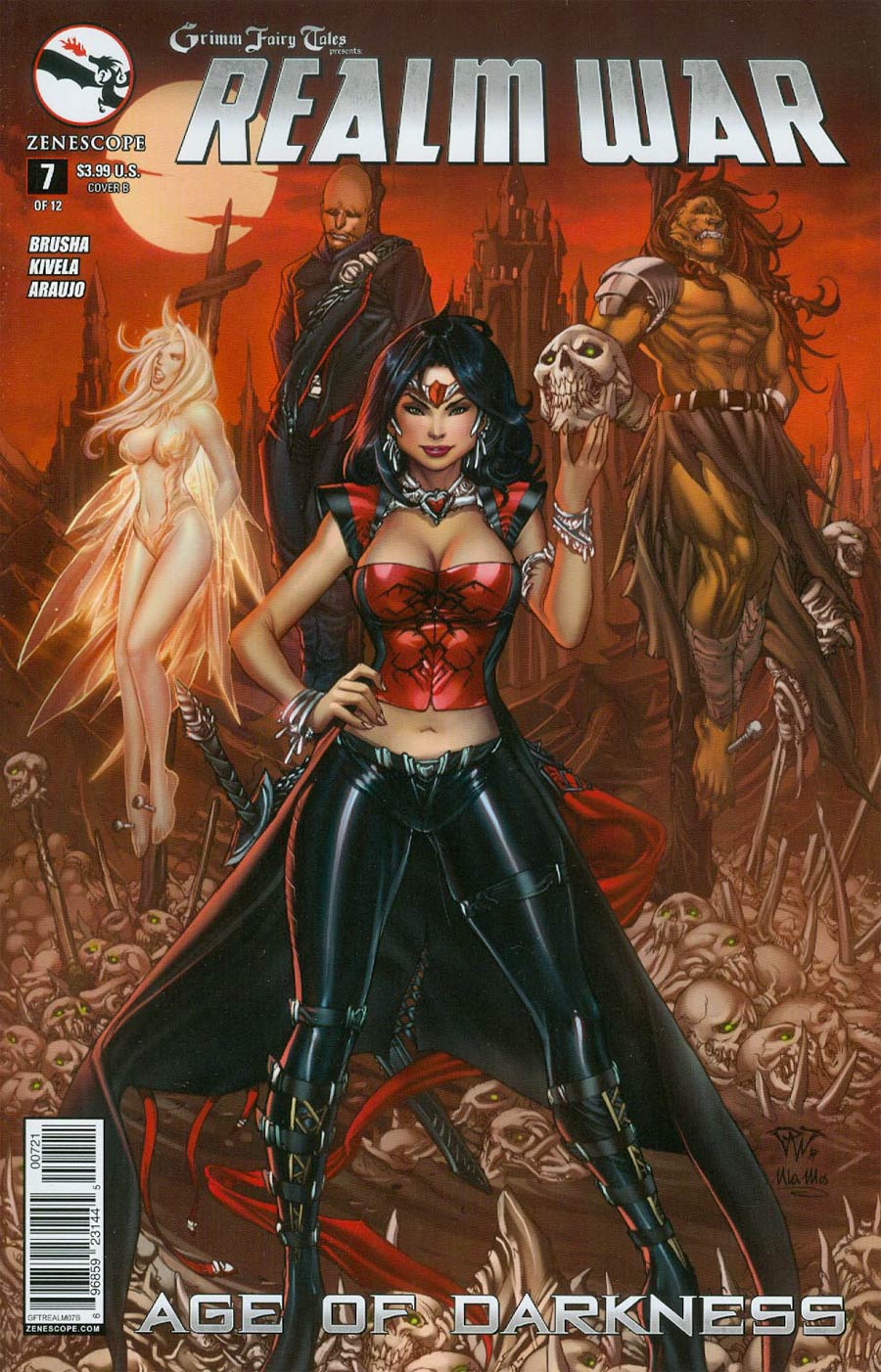 Grimm Fairy Tales Presents Realm War #7 Cover B Paolo Pantalena & Ula Mos (Age Of Darkness Tie-In)