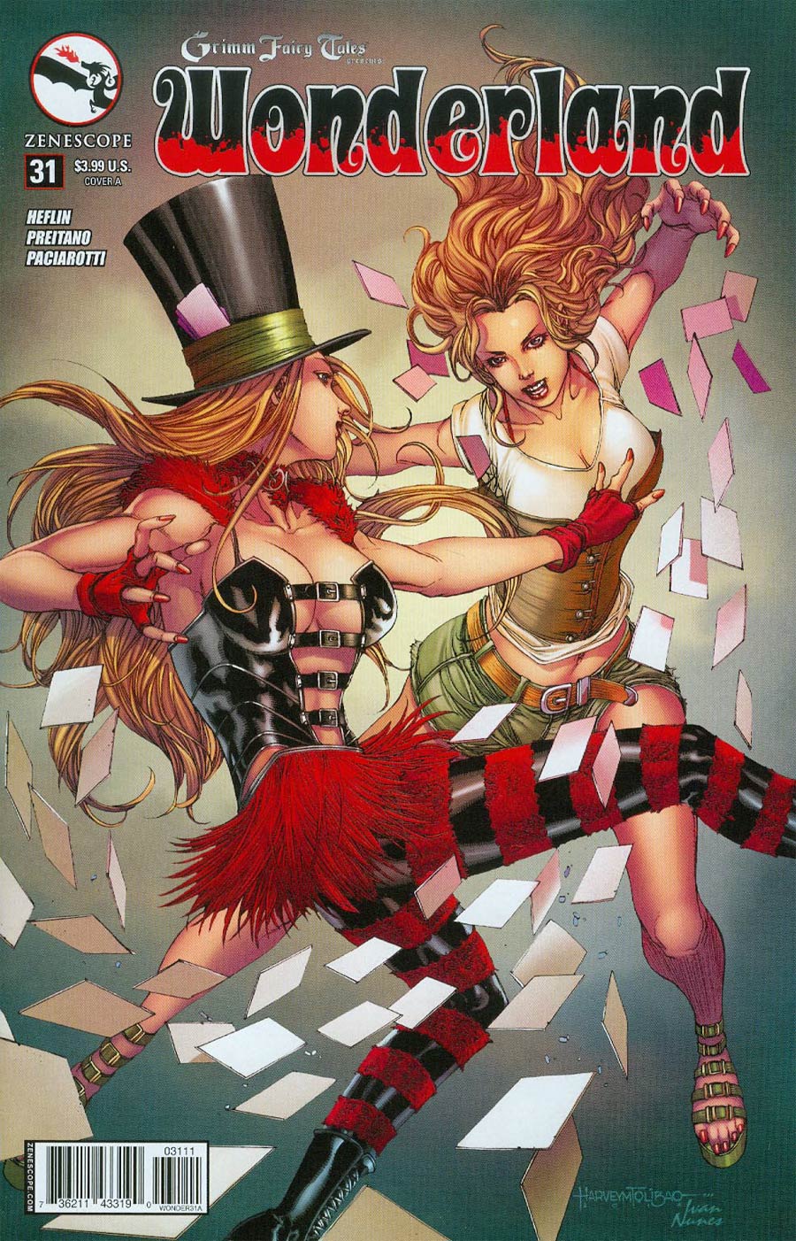 Grimm Fairy Tales Presents Wonderland Vol 2 #31 Cover A Harvey Tolibao & Ivan Nunes