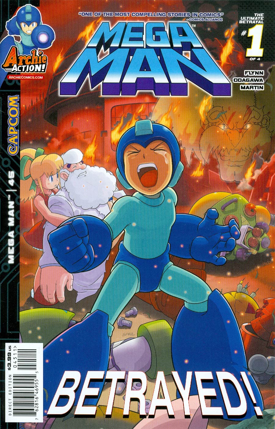 Mega Man Vol 2 #45 Cover A Regular Patrick Spaz Spaziante Cover