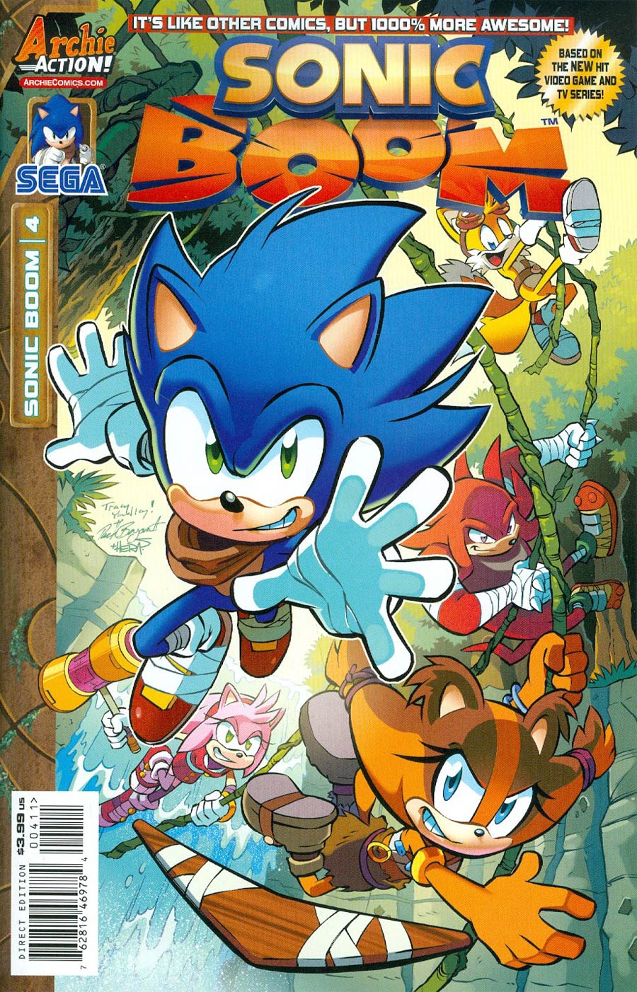 Sonic Boom #4 Cover A Regular Tracy Yardley Cover