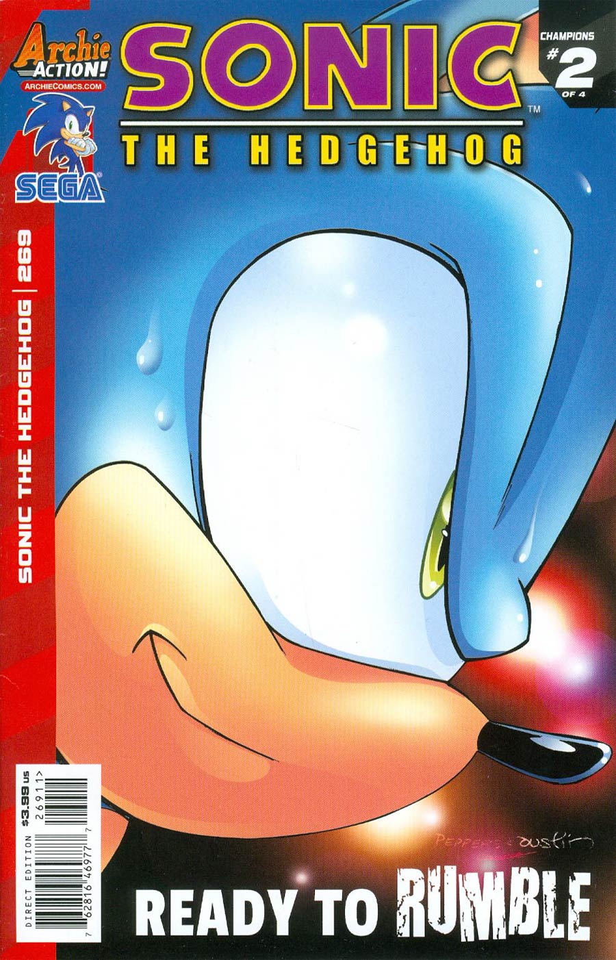 Sonic The Hedgehog Vol 2 #269 Cover A Regular Terry Austin Cover