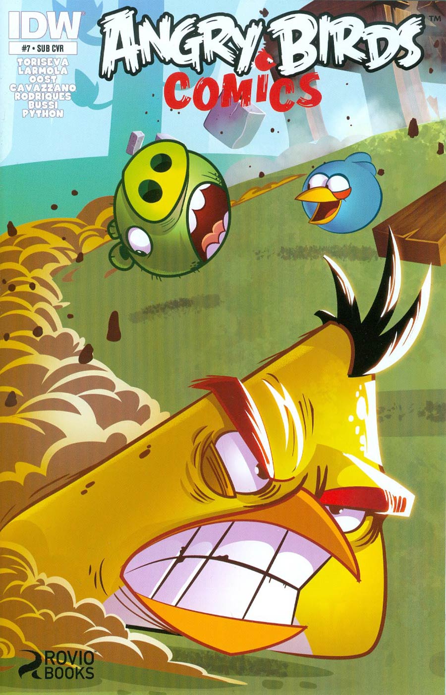 Angry Birds Comics #7 Cover B Variant Jarrod Gecek Subscription Cover