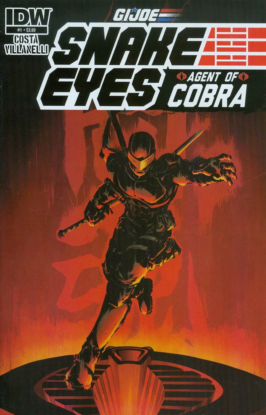 GI Joe Snake Eyes Agent Of Cobra #1 Cover A Regular Paolo Villanelli Cover