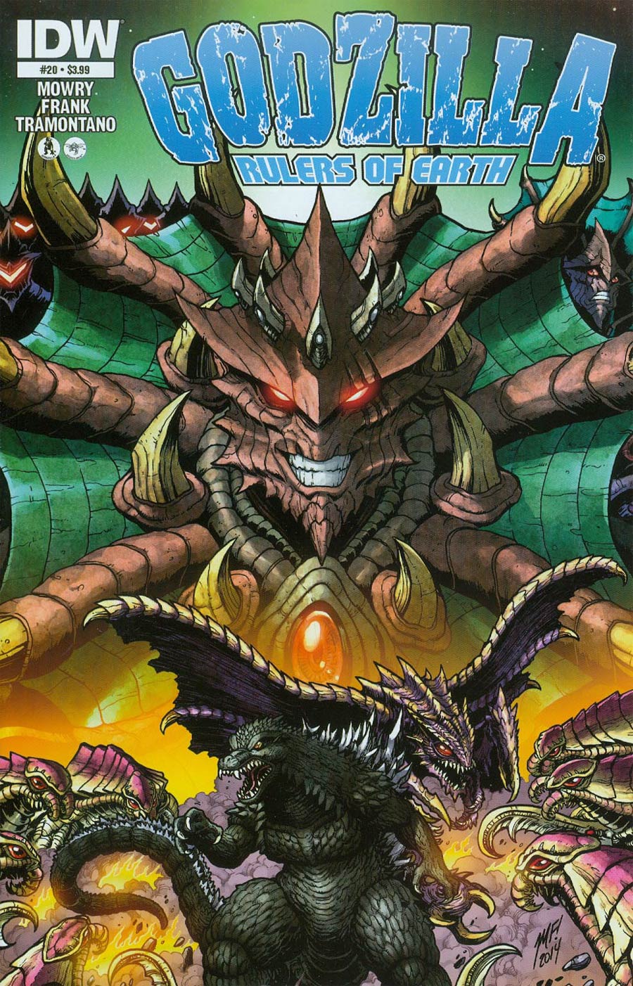 Godzilla Rulers Of The Earth #20 Cover A Regular Matt Frank Cover