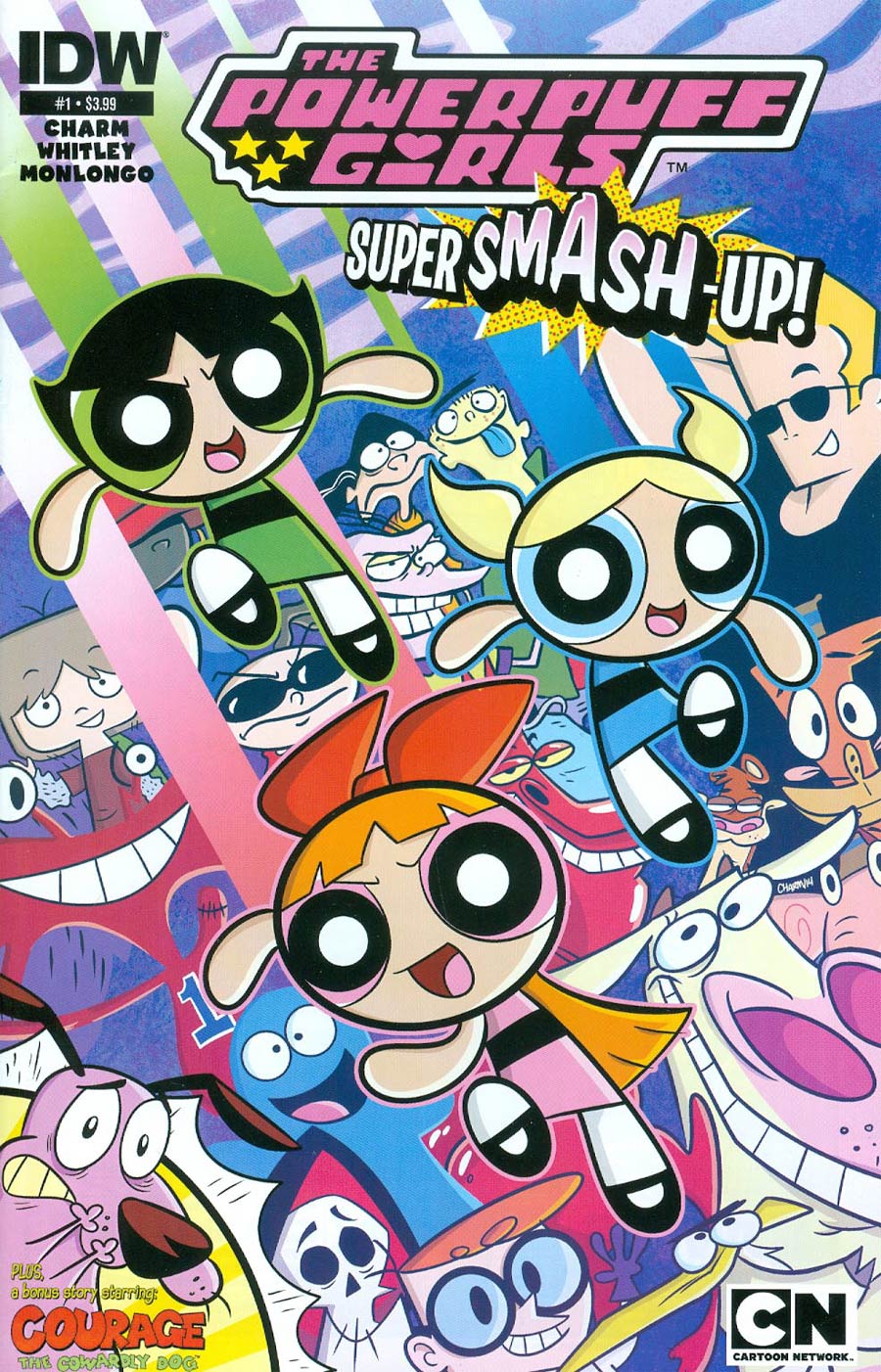 Powerpuff Girls Super Smash-Up #1 Cover A Regular Derek Charm Cover