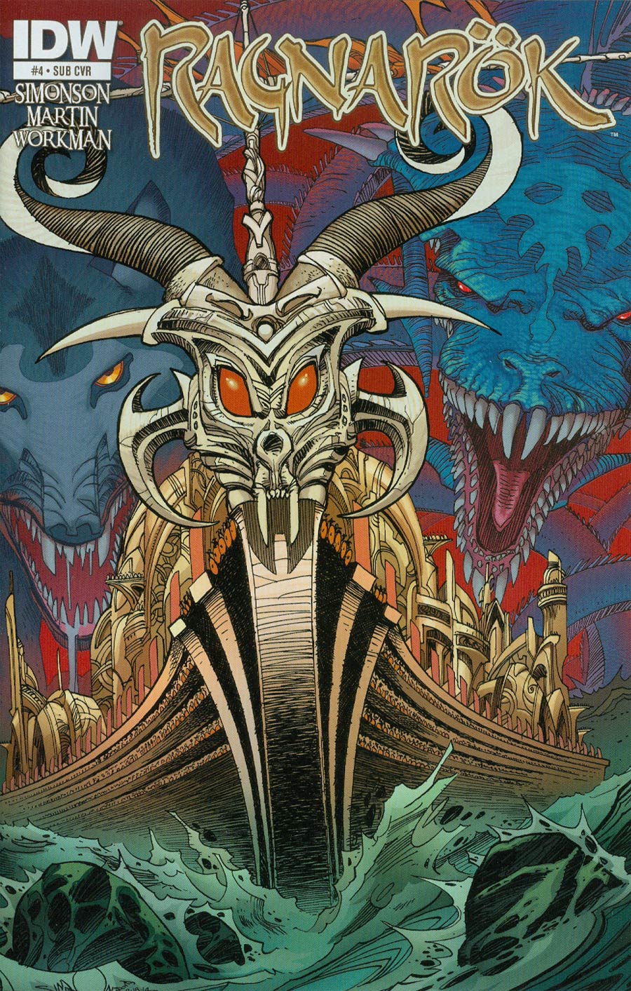 Ragnarok #4 Cover B Variant Walter Simonson Subscription Cover