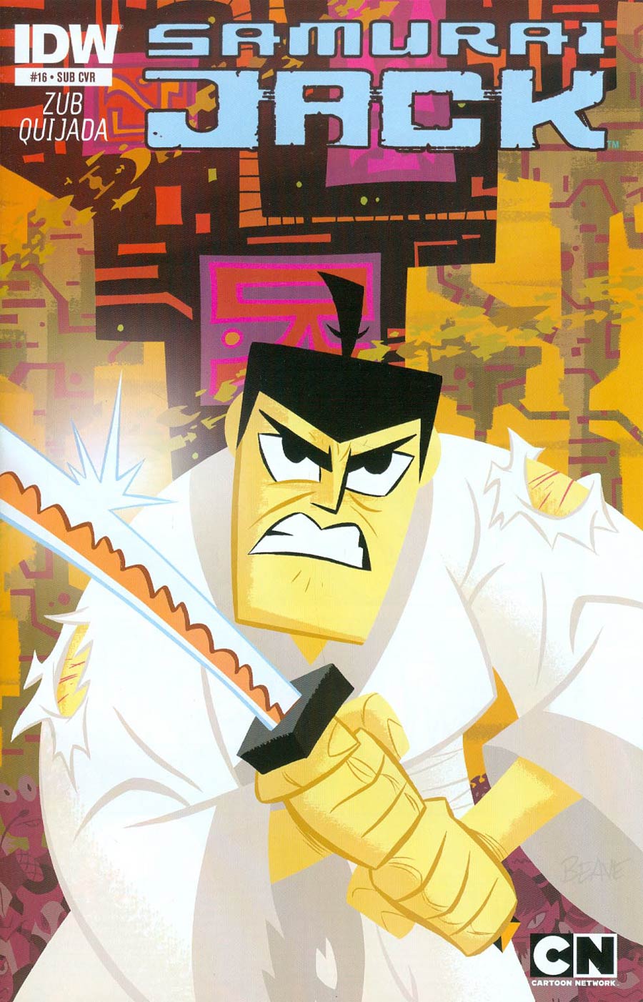 Samurai Jack #16 Cover B Variant Ethen Beavers Subscription Cover